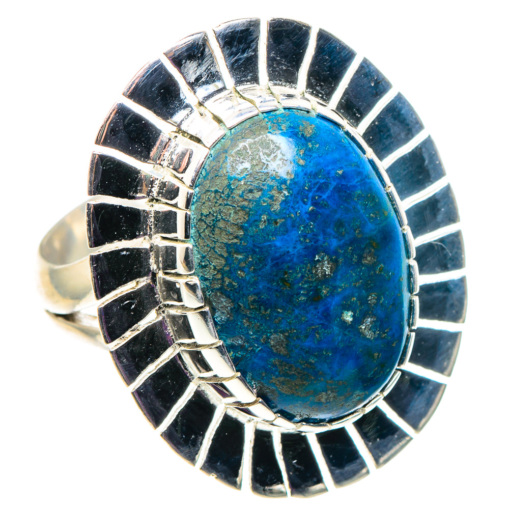 Chrysocolla Rings handcrafted by Ana Silver Co - RING92718