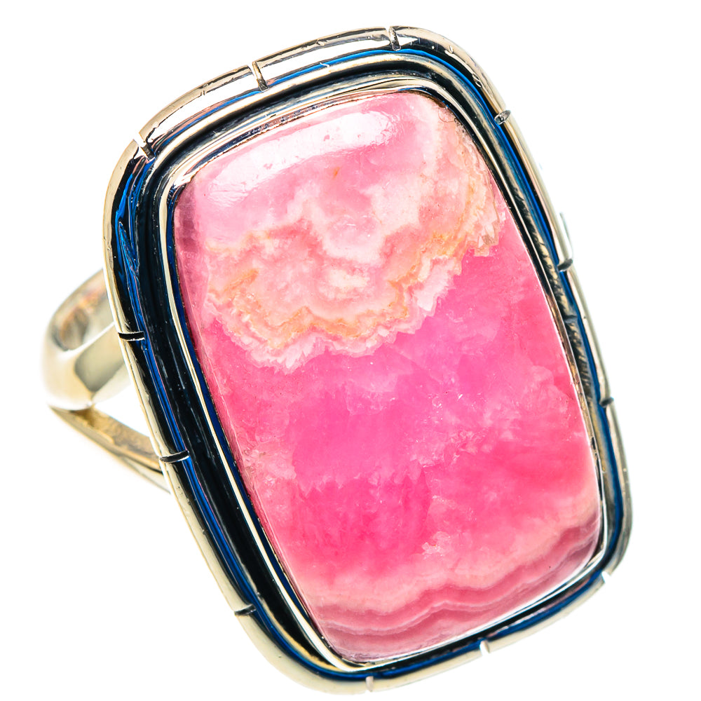 Rhodochrosite Rings handcrafted by Ana Silver Co - RING92732
