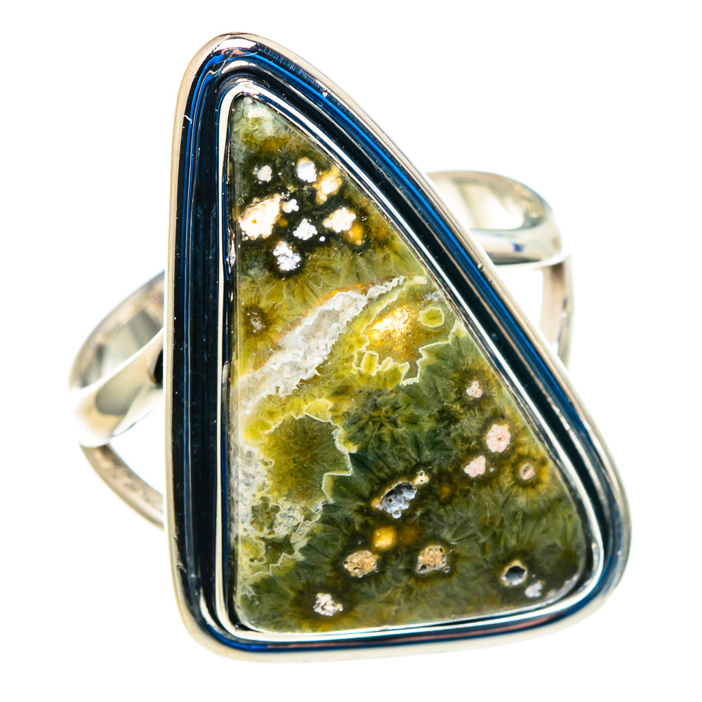 Ocean Jasper Rings handcrafted by Ana Silver Co - RING92750