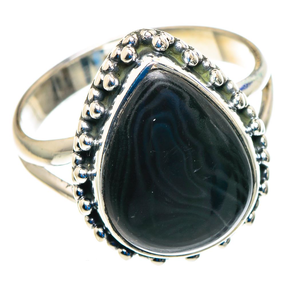 Psilomelane Rings handcrafted by Ana Silver Co - RING92762 - Photo 2