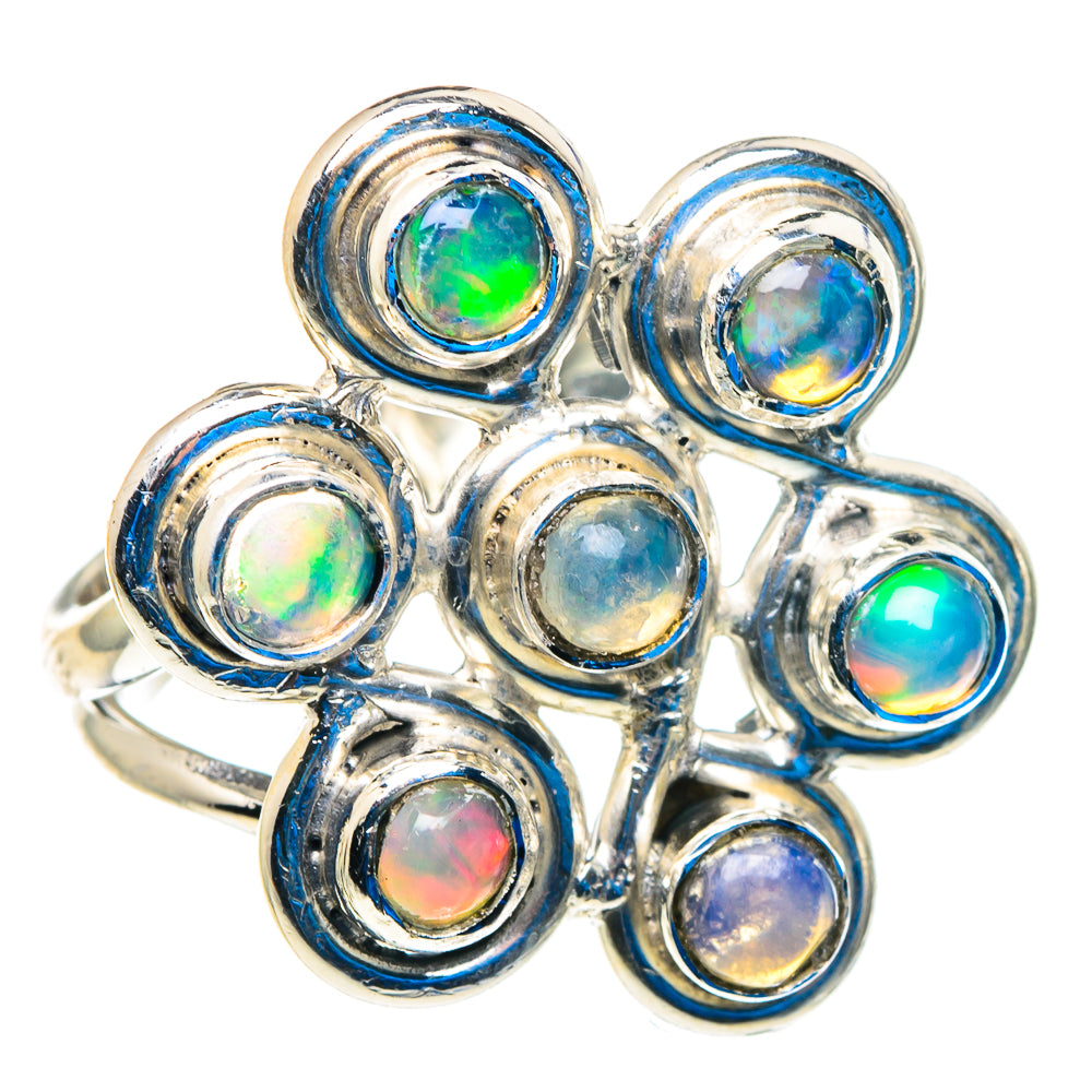 Ethiopian Opal Rings handcrafted by Ana Silver Co - RING92817