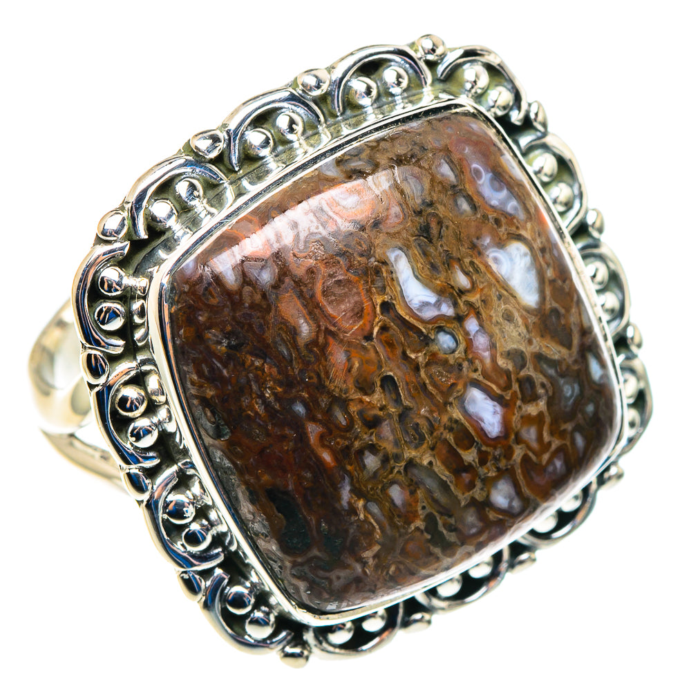 Dinosaur Bone Rings handcrafted by Ana Silver Co - RING92903