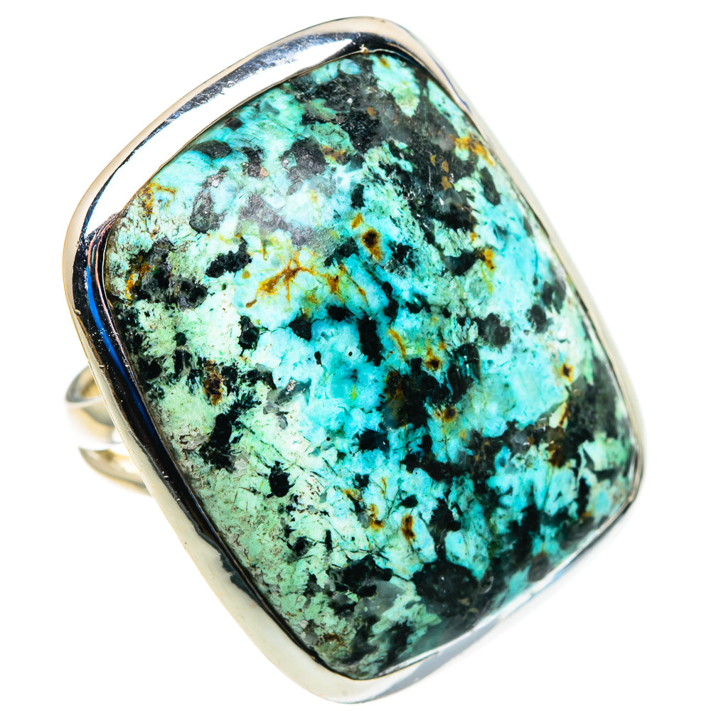 Tibetan Turquoise Rings handcrafted by Ana Silver Co - RING92947