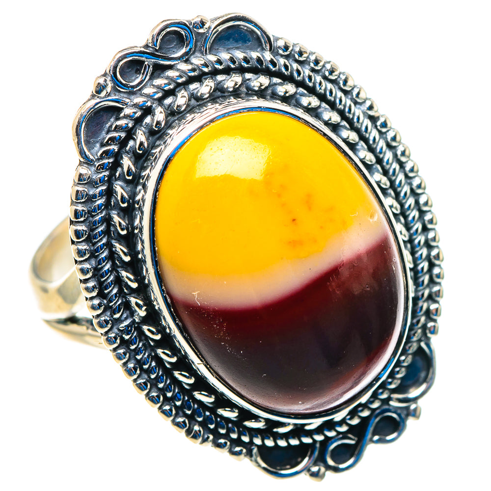 Mookaite Rings handcrafted by Ana Silver Co - RING93007