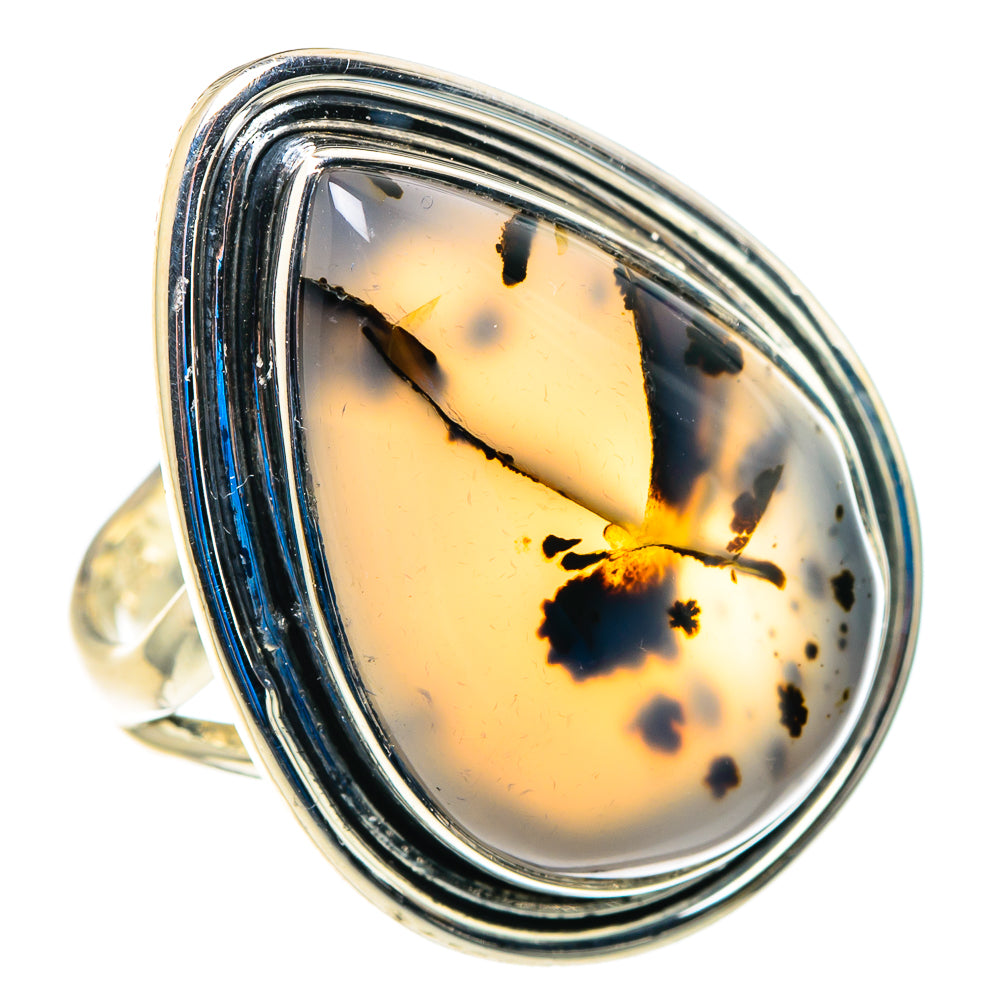 Montana Agate Rings handcrafted by Ana Silver Co - RING93015 - Photo 2