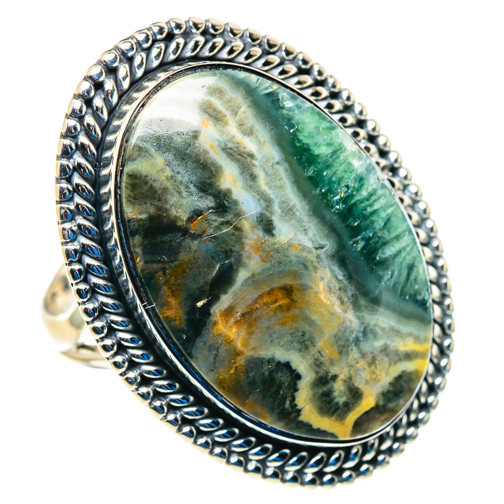Ocean Jasper Rings handcrafted by Ana Silver Co - RING93018