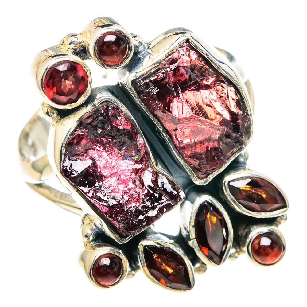 Garnet Rings handcrafted by Ana Silver Co - RING93033
