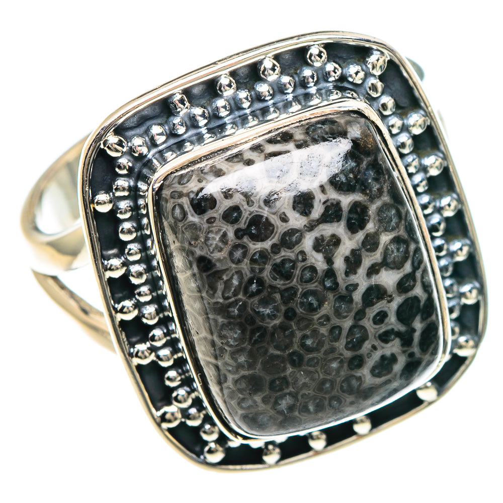 Dinosaur Bone Rings handcrafted by Ana Silver Co - RING93038