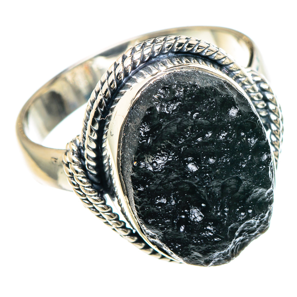 Tektite Rings handcrafted by Ana Silver Co - RING93062