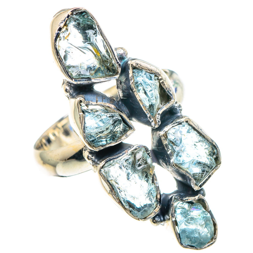 Aquamarine Rings handcrafted by Ana Silver Co - RING93066