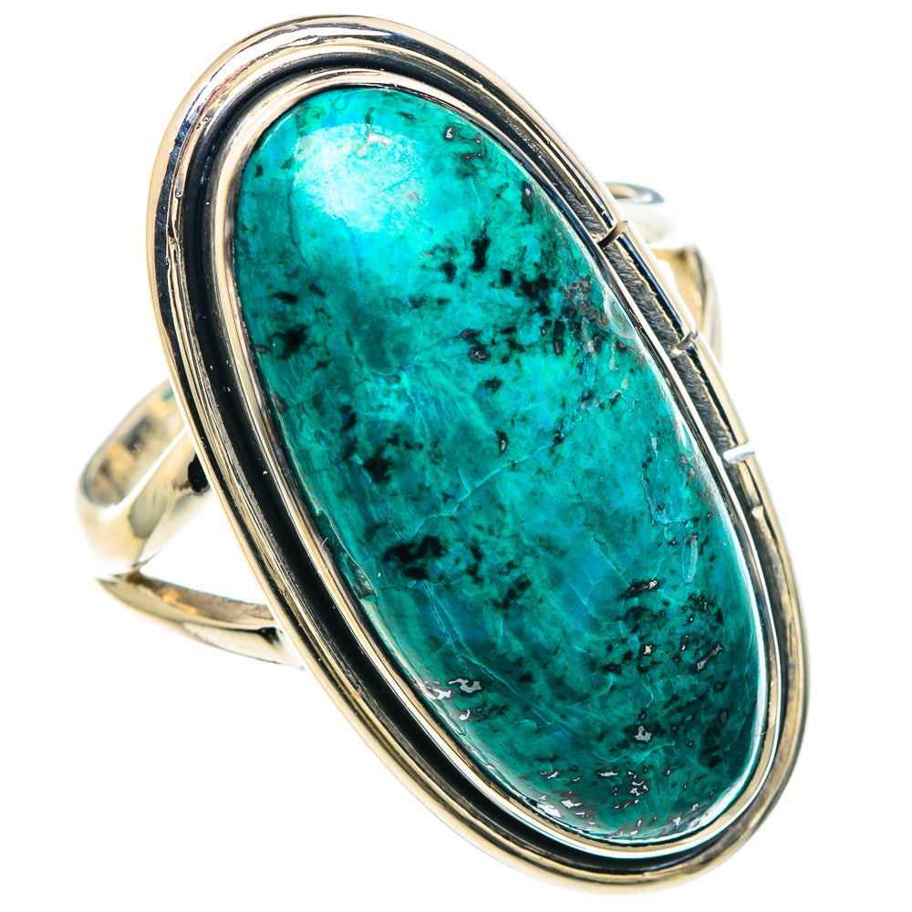 Chrysocolla Rings handcrafted by Ana Silver Co - RING93070