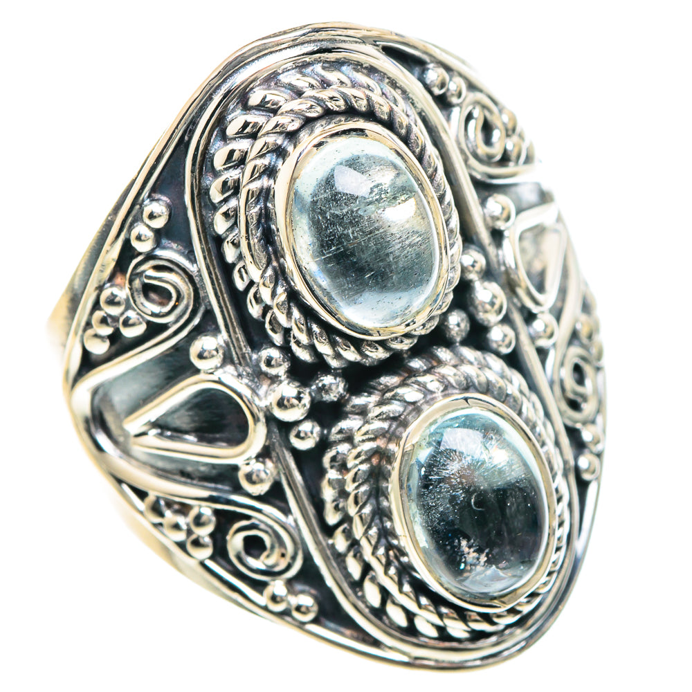 Aquamarine Rings handcrafted by Ana Silver Co - RING93083