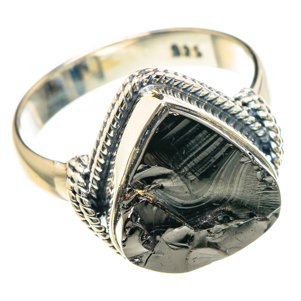 Shungite Rings handcrafted by Ana Silver Co - RING93107