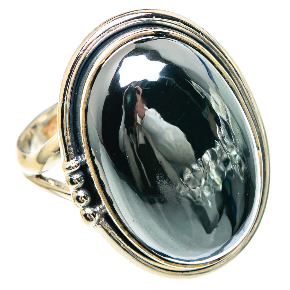 Hematite Rings handcrafted by Ana Silver Co - RING93235