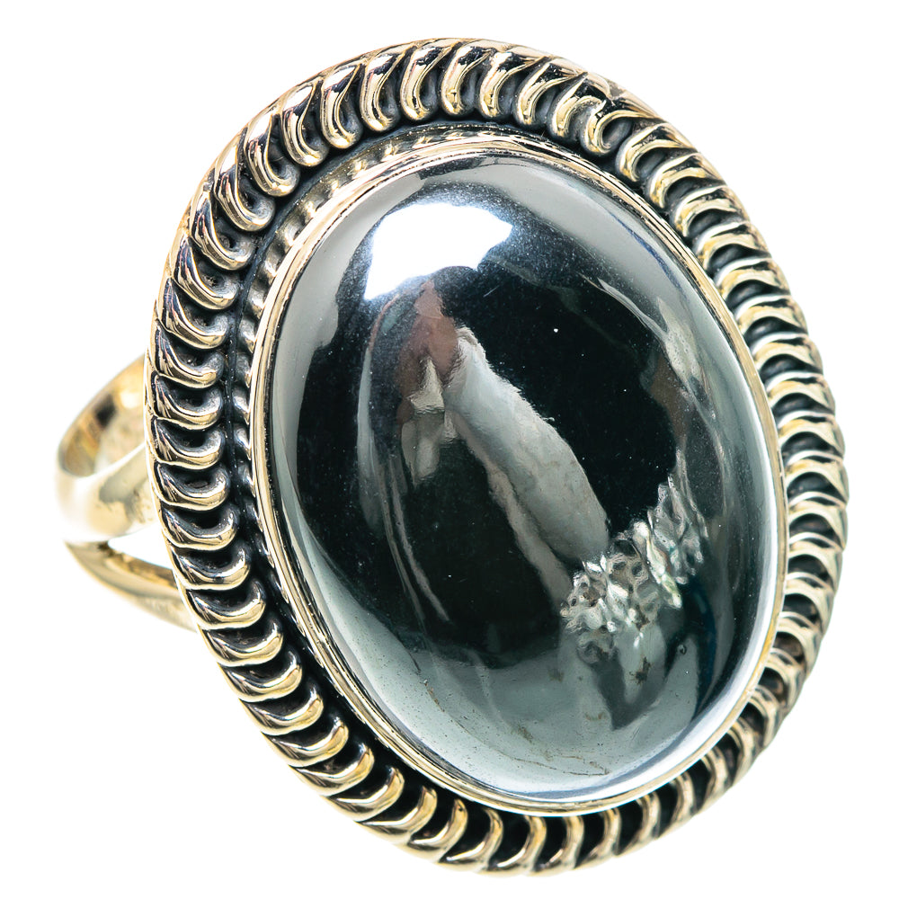 Hematite Rings handcrafted by Ana Silver Co - RING93264