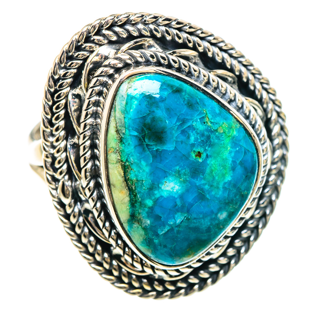 Chrysocolla Rings handcrafted by Ana Silver Co - RING93267