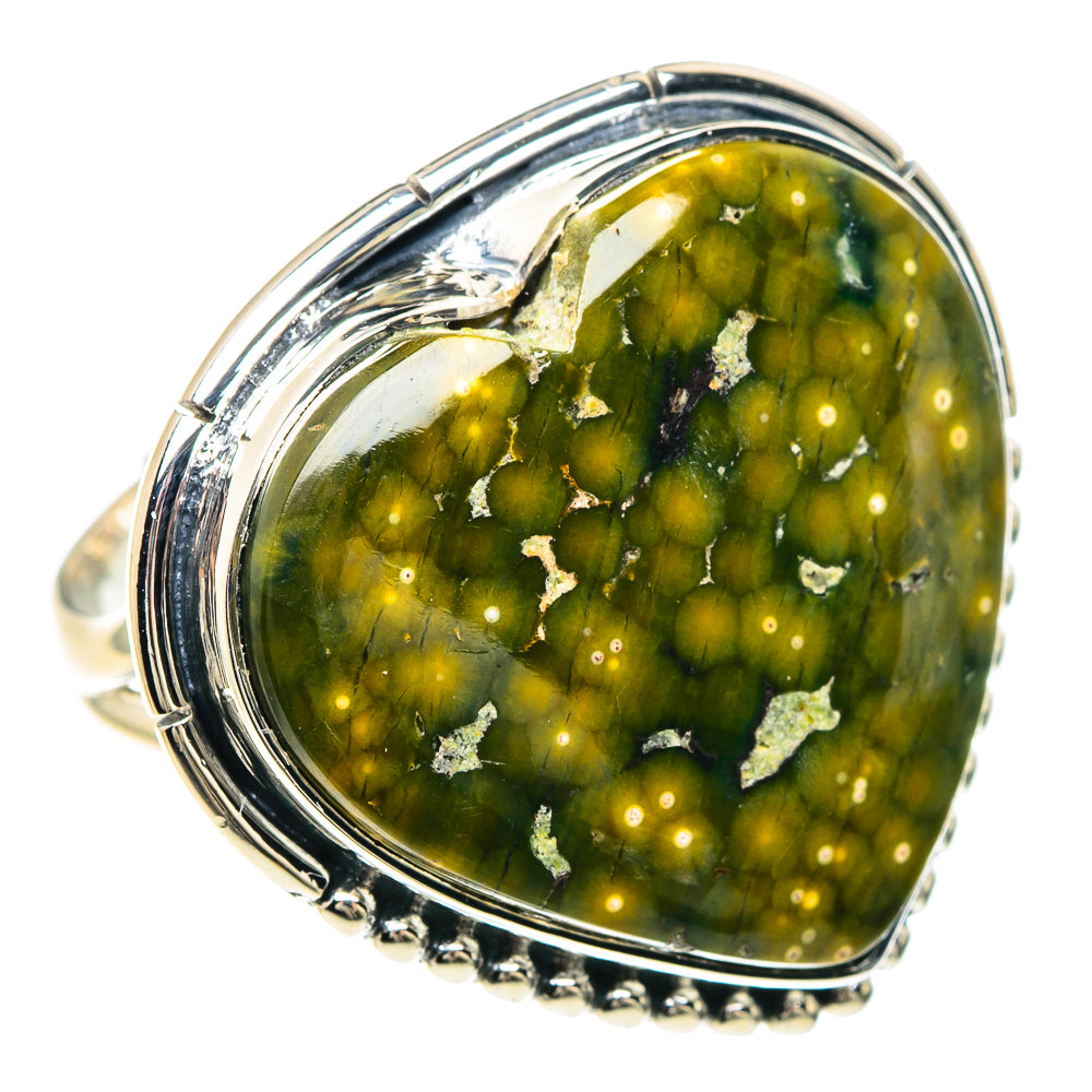 Ocean Jasper Rings handcrafted by Ana Silver Co - RING93305