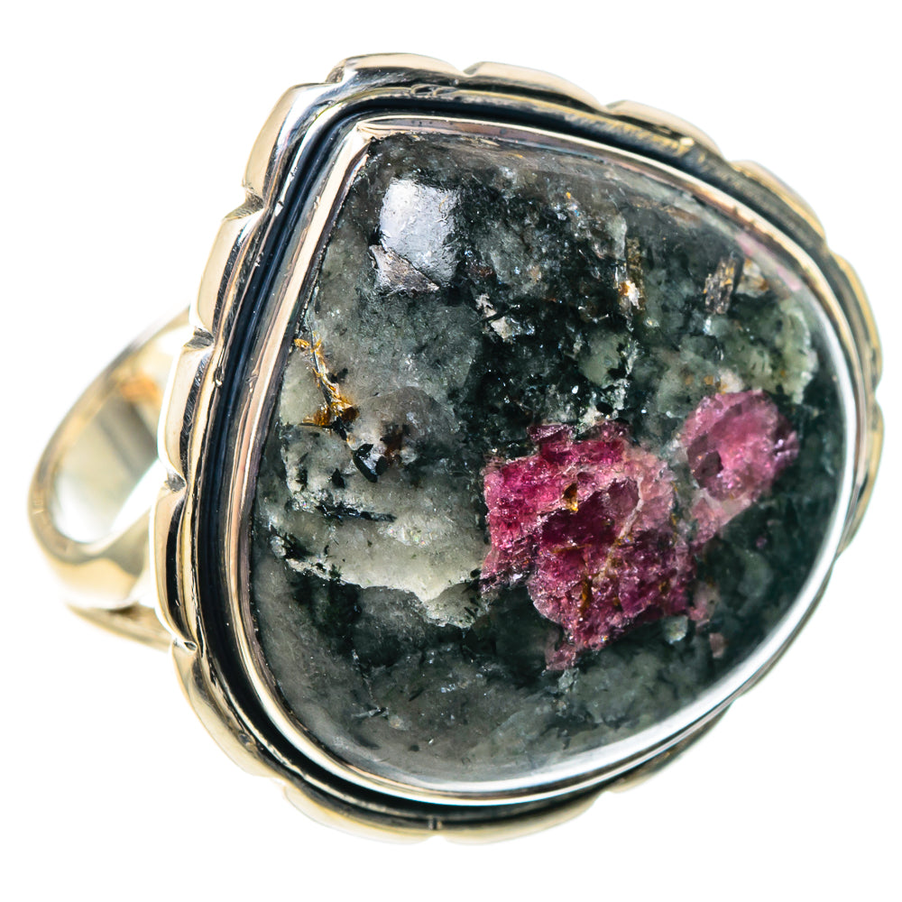 Russian Eudialyte Rings handcrafted by Ana Silver Co - RING93316 - Photo 2