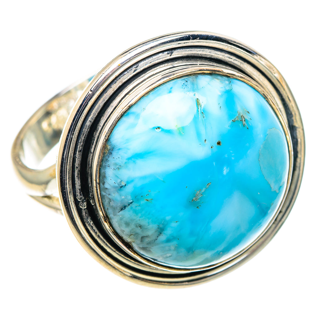 Larimar Rings handcrafted by Ana Silver Co - RING93321