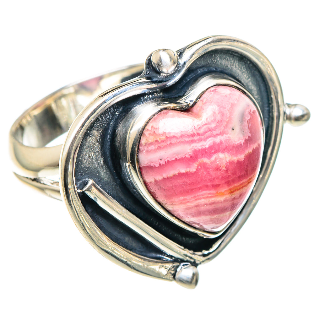 Rhodochrosite Rings handcrafted by Ana Silver Co - RING93351