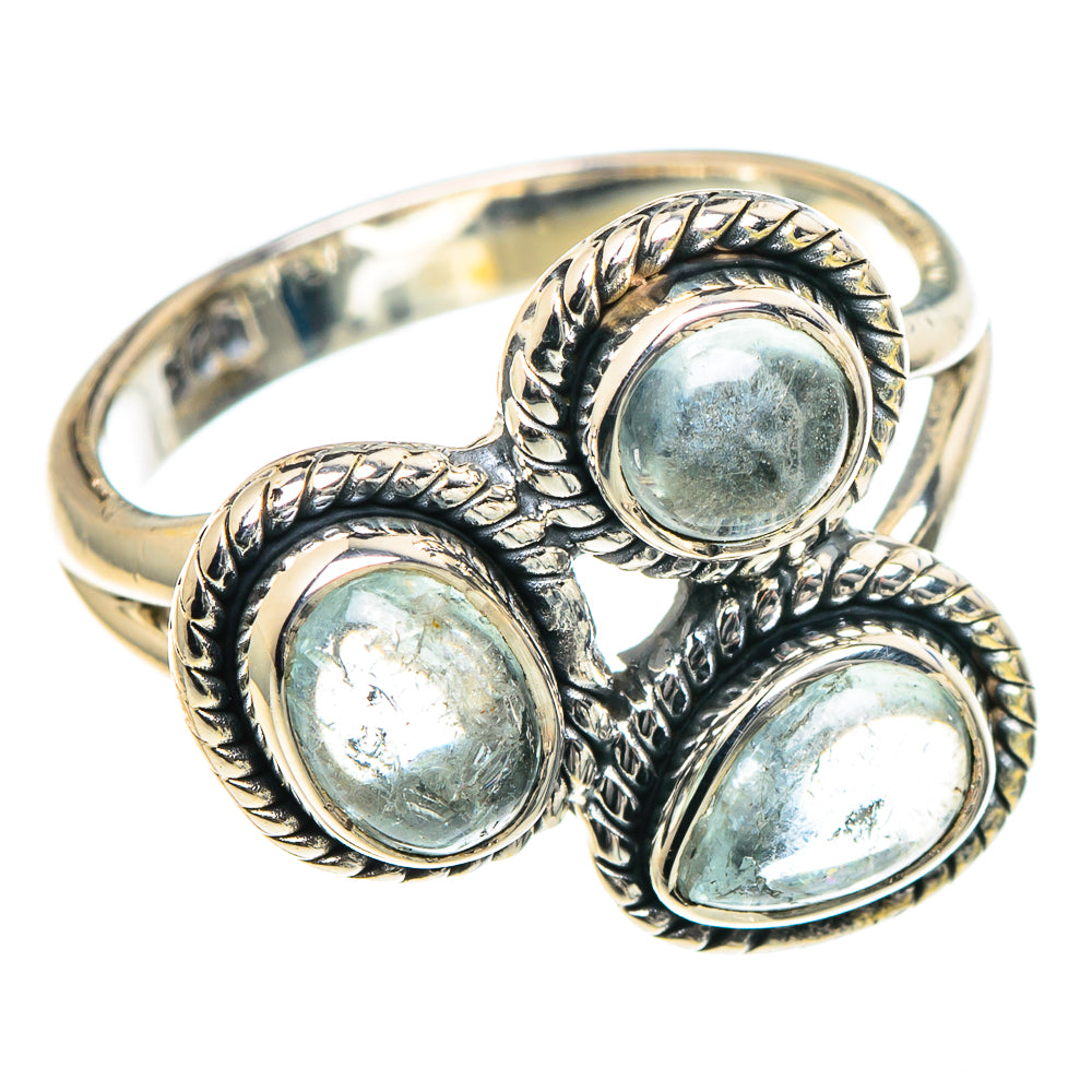Aquamarine Rings handcrafted by Ana Silver Co - RING93398