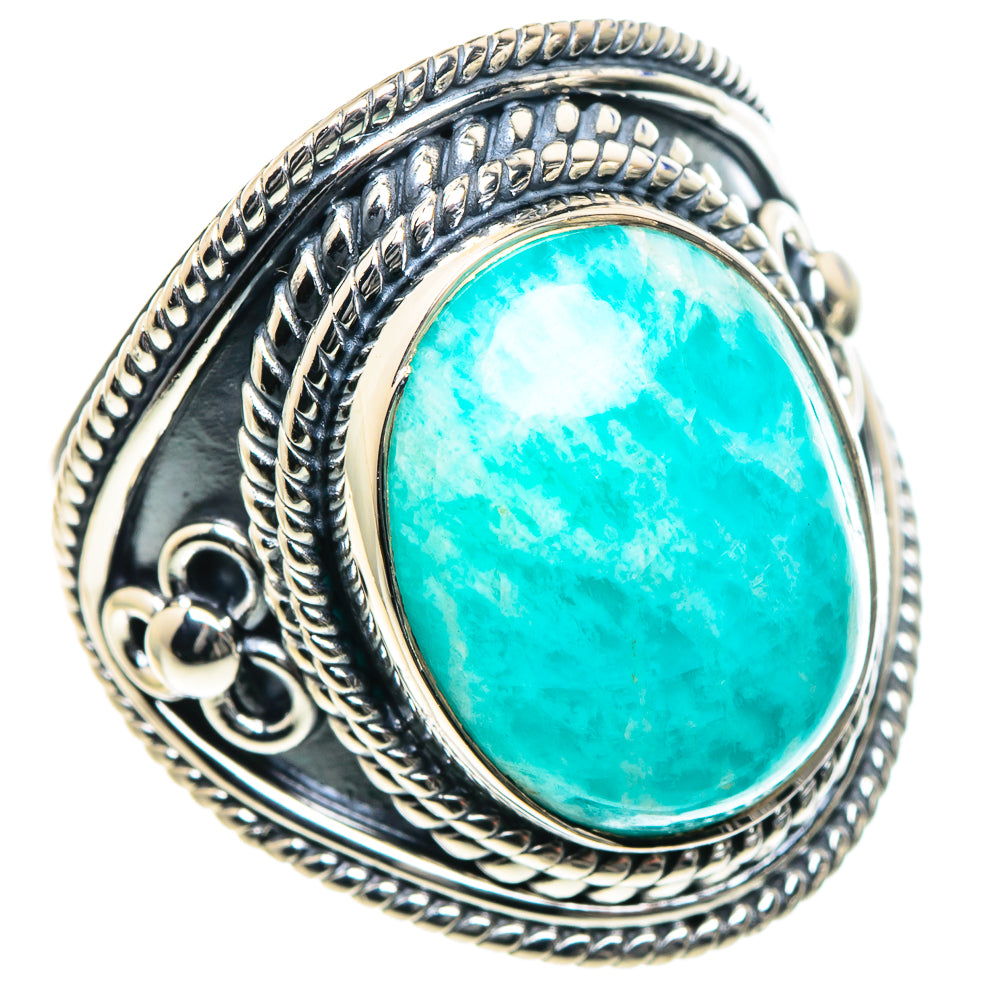 Amazonite Rings handcrafted by Ana Silver Co - RING93480