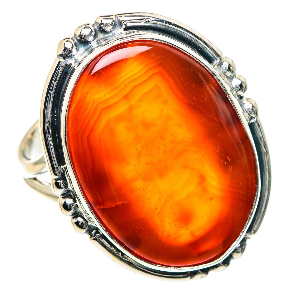 Carnelian Rings handcrafted by Ana Silver Co - RING93583
