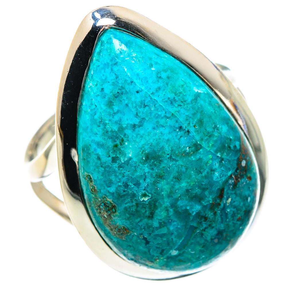Chrysocolla Rings handcrafted by Ana Silver Co - RING93591