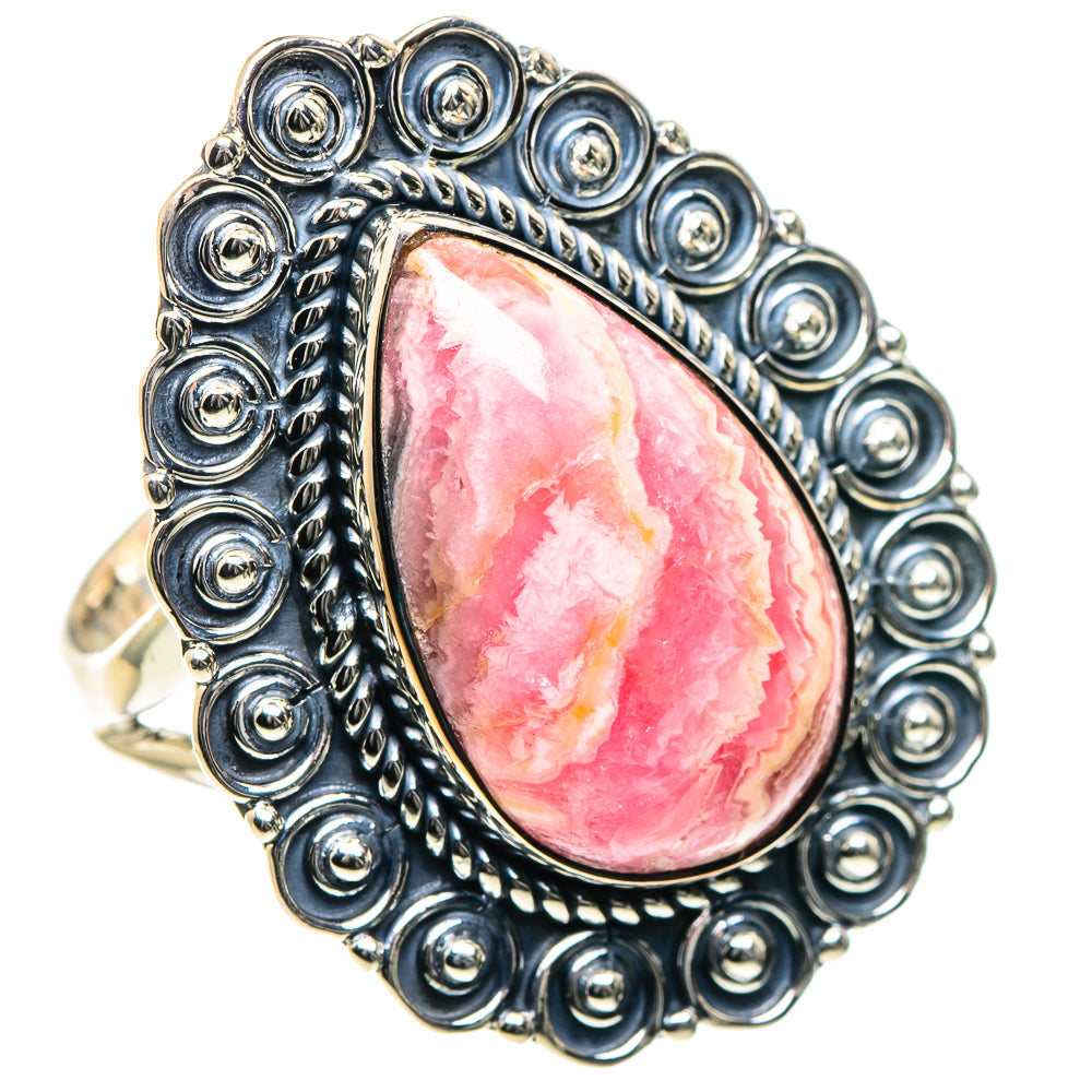 Rhodochrosite Rings handcrafted by Ana Silver Co - RING93615 - Photo 2