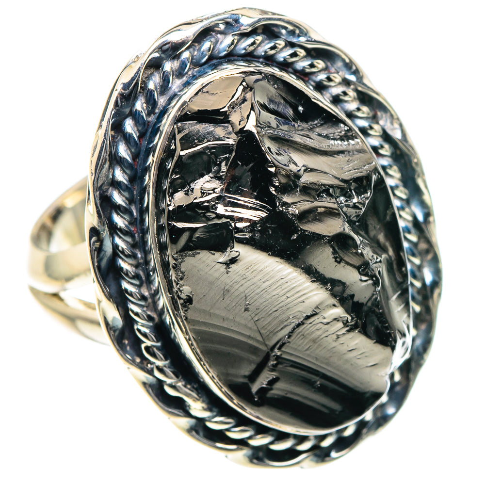 Shungite Rings handcrafted by Ana Silver Co - RING93625