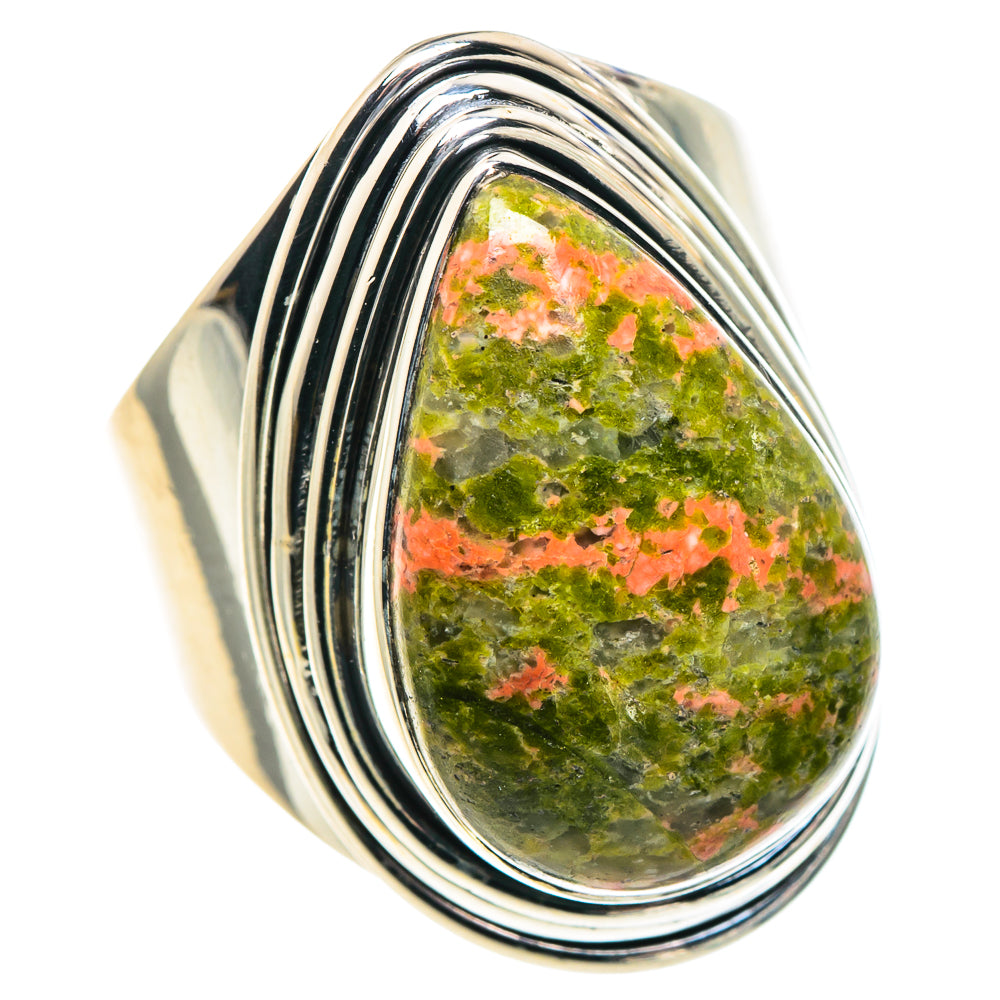 Unakite Rings handcrafted by Ana Silver Co - RING93692