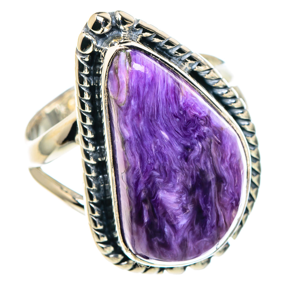 Charoite Rings handcrafted by Ana Silver Co - RING93703