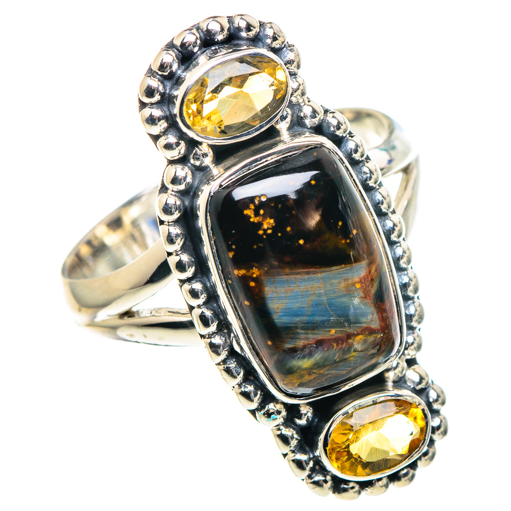 Pietersite Rings handcrafted by Ana Silver Co - RING93733