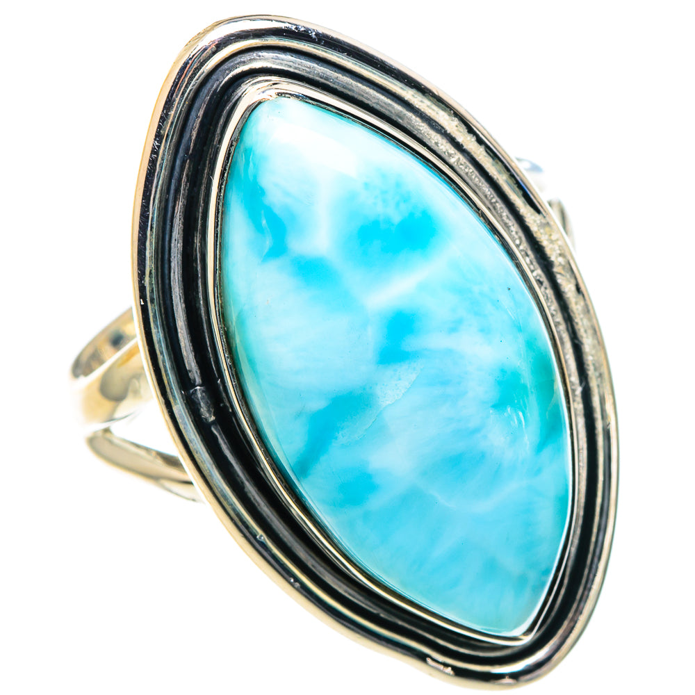 Larimar Rings handcrafted by Ana Silver Co - RING93763