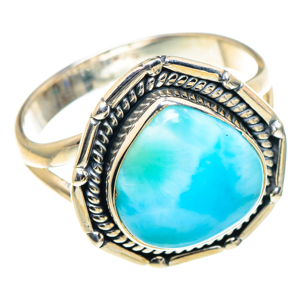 Larimar Rings handcrafted by Ana Silver Co - RING93790