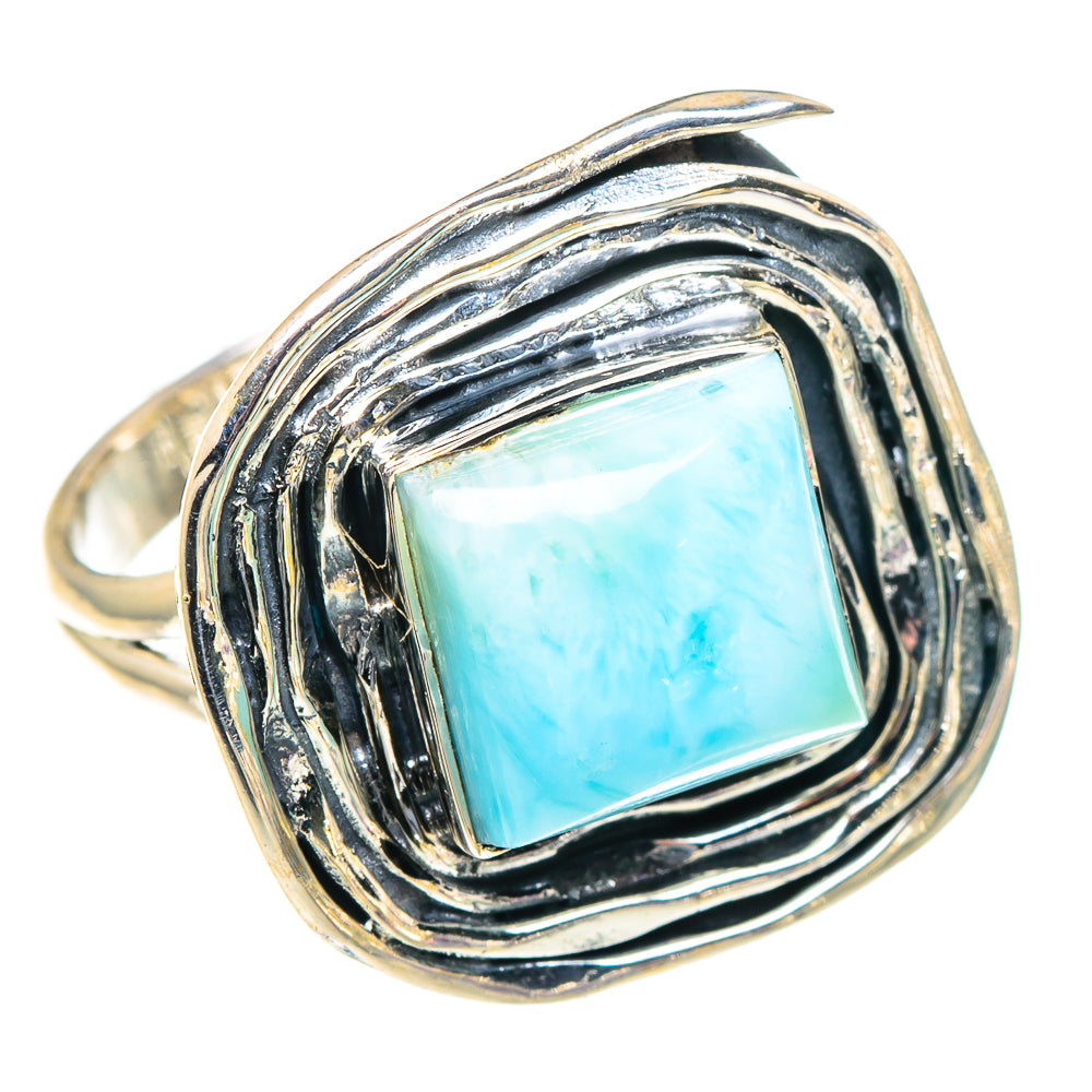 Larimar Rings handcrafted by Ana Silver Co - RING93813