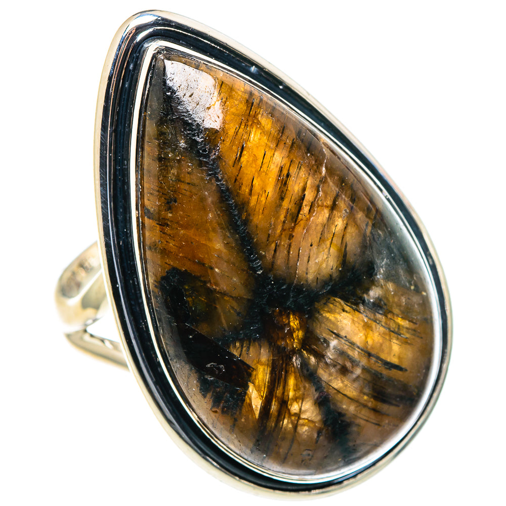 Chiastolite Rings handcrafted by Ana Silver Co - RING93846
