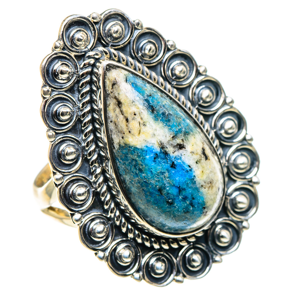 K2 Blue Azurite Rings handcrafted by Ana Silver Co - RING93909 - Photo 2