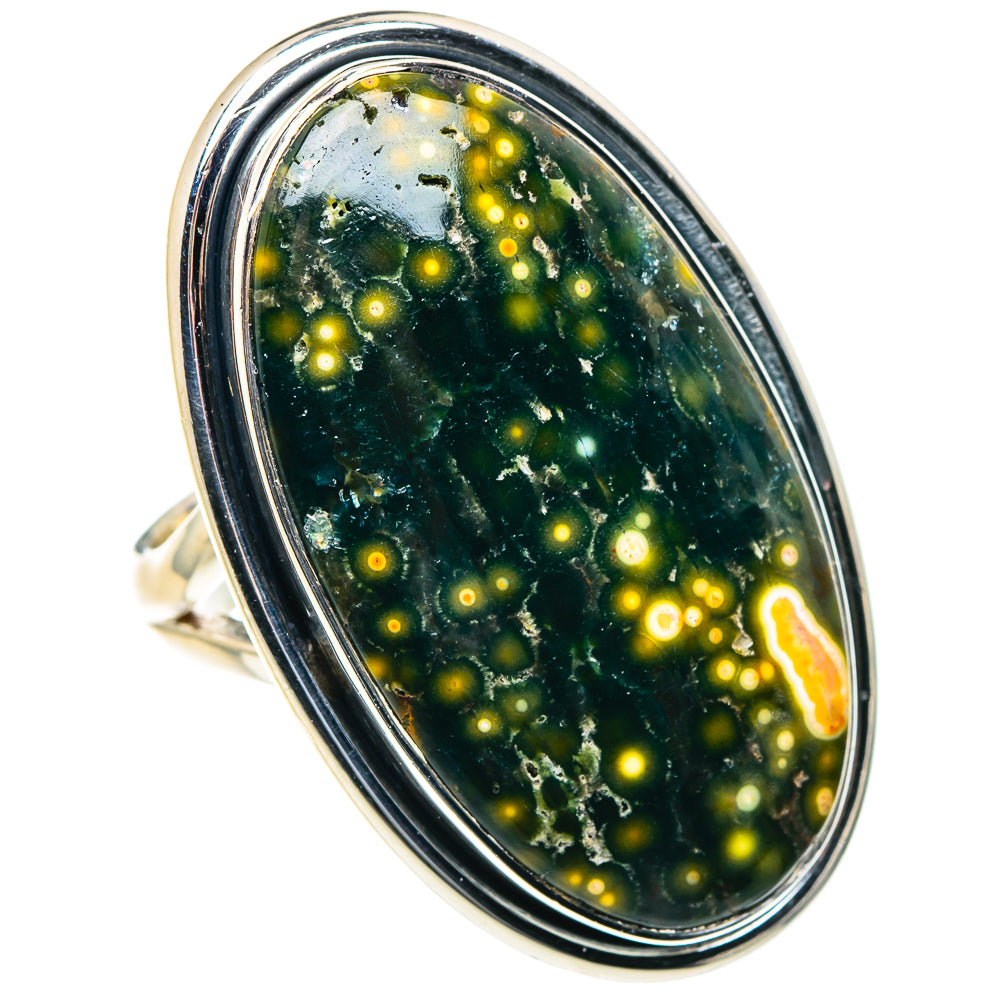 Ocean Jasper Rings handcrafted by Ana Silver Co - RING93914