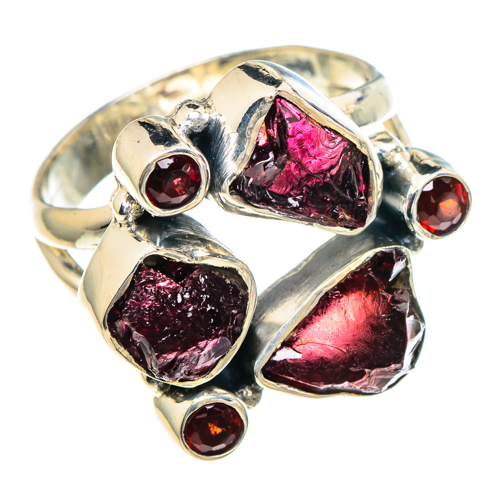 Garnet Rings handcrafted by Ana Silver Co - RING93946