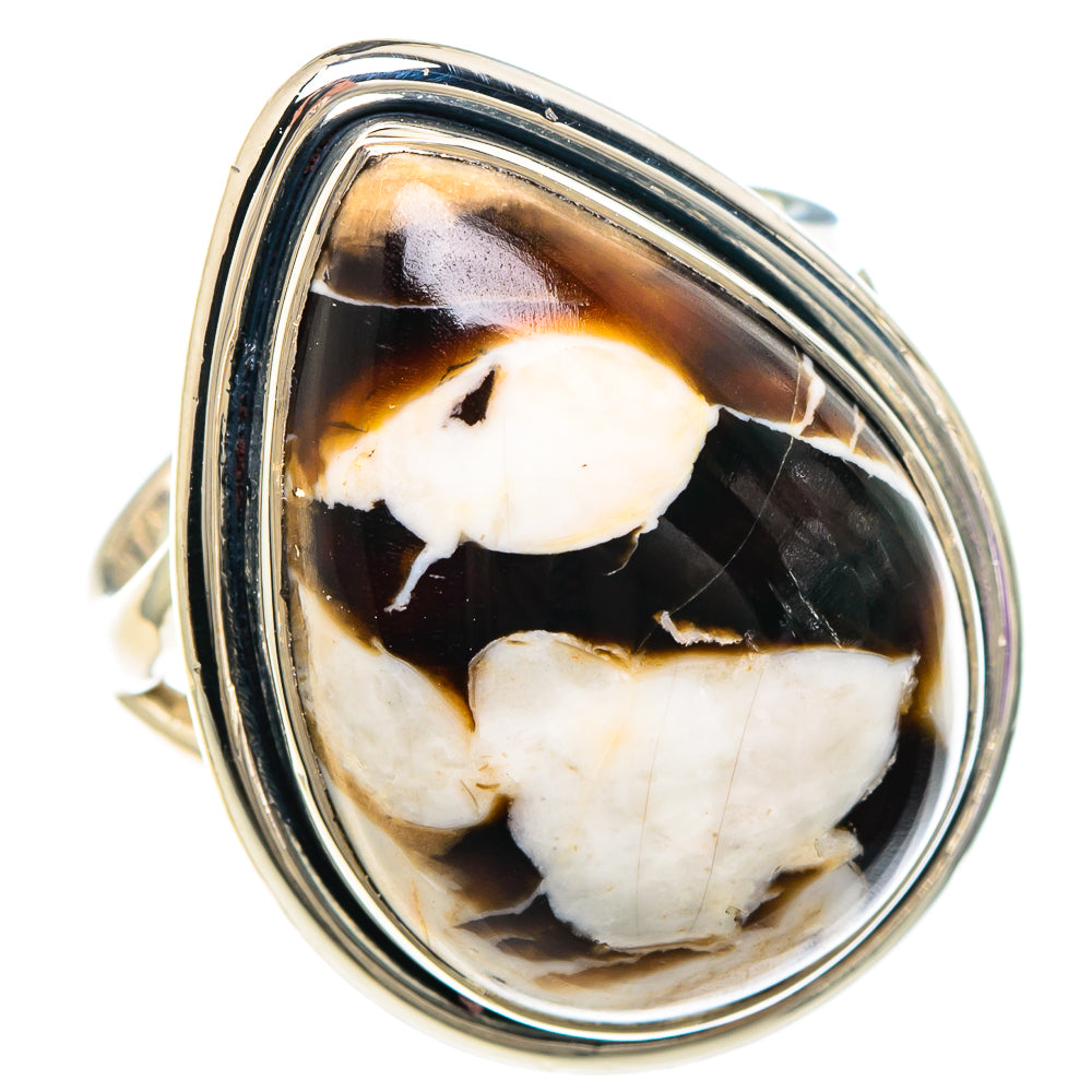 Peanut Wood Jasper Rings handcrafted by Ana Silver Co - RING94012