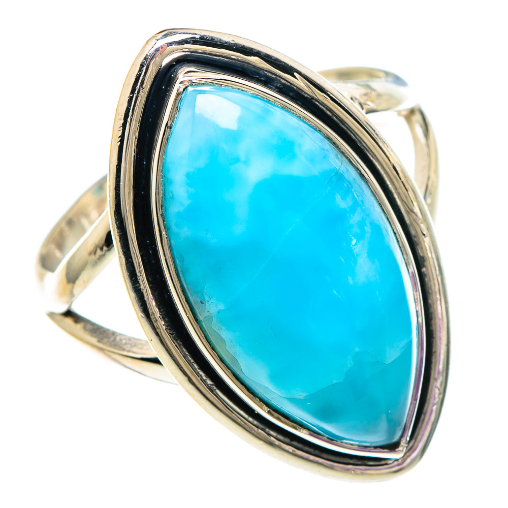 Larimar Rings handcrafted by Ana Silver Co - RING94064