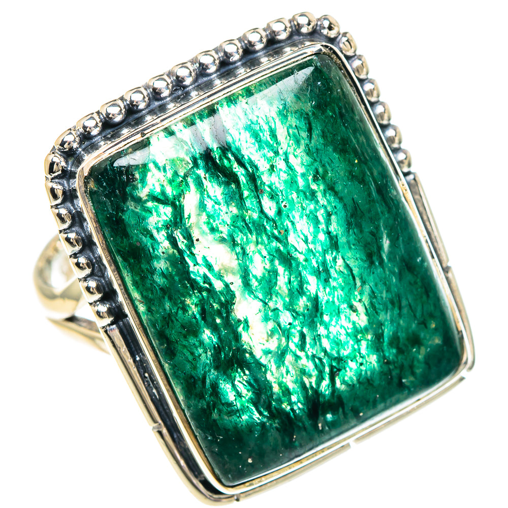 Green Aventurine Rings handcrafted by Ana Silver Co - RING94120