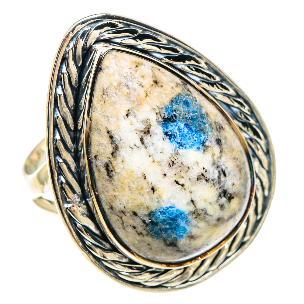 K2 Blue Azurite Rings handcrafted by Ana Silver Co - RING94155 - Photo 2