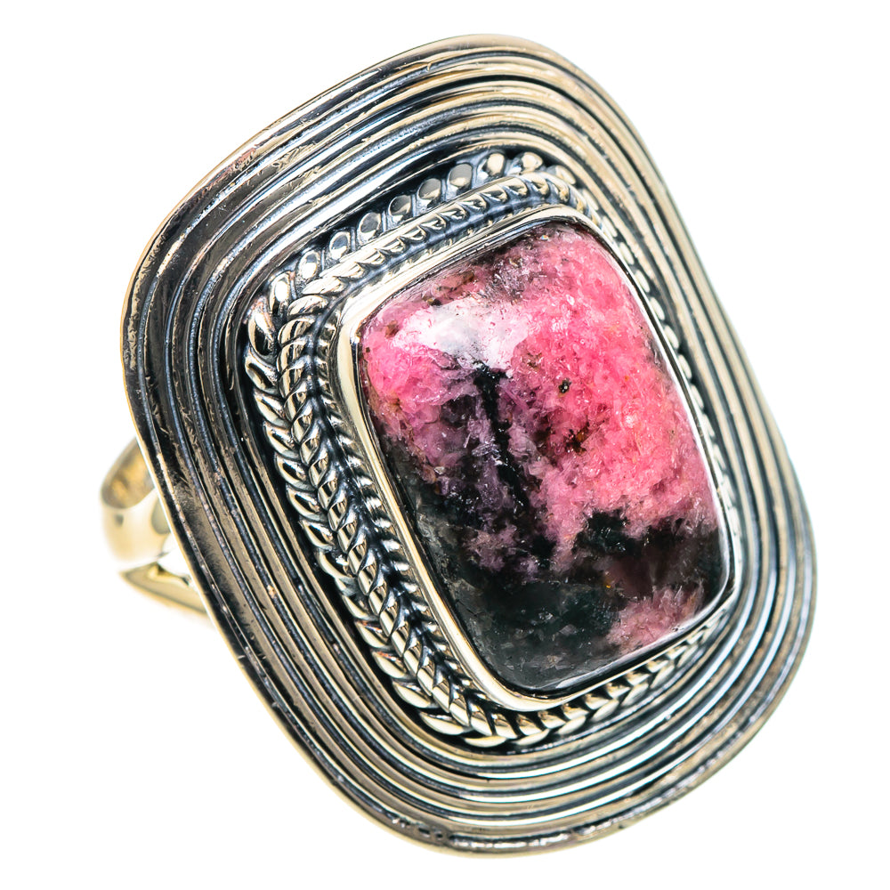 Rhodonite Rings handcrafted by Ana Silver Co - RING94177