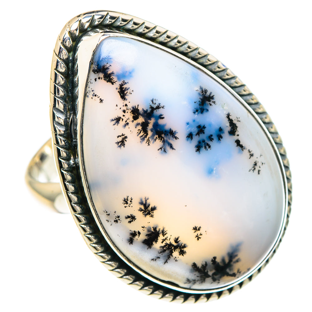 Dendritic Opal Rings handcrafted by Ana Silver Co - RING94230