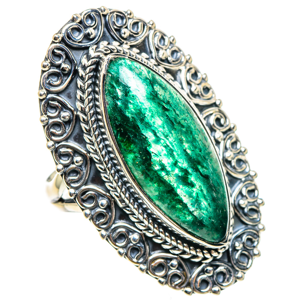 Green Aventurine Rings handcrafted by Ana Silver Co - RING94426