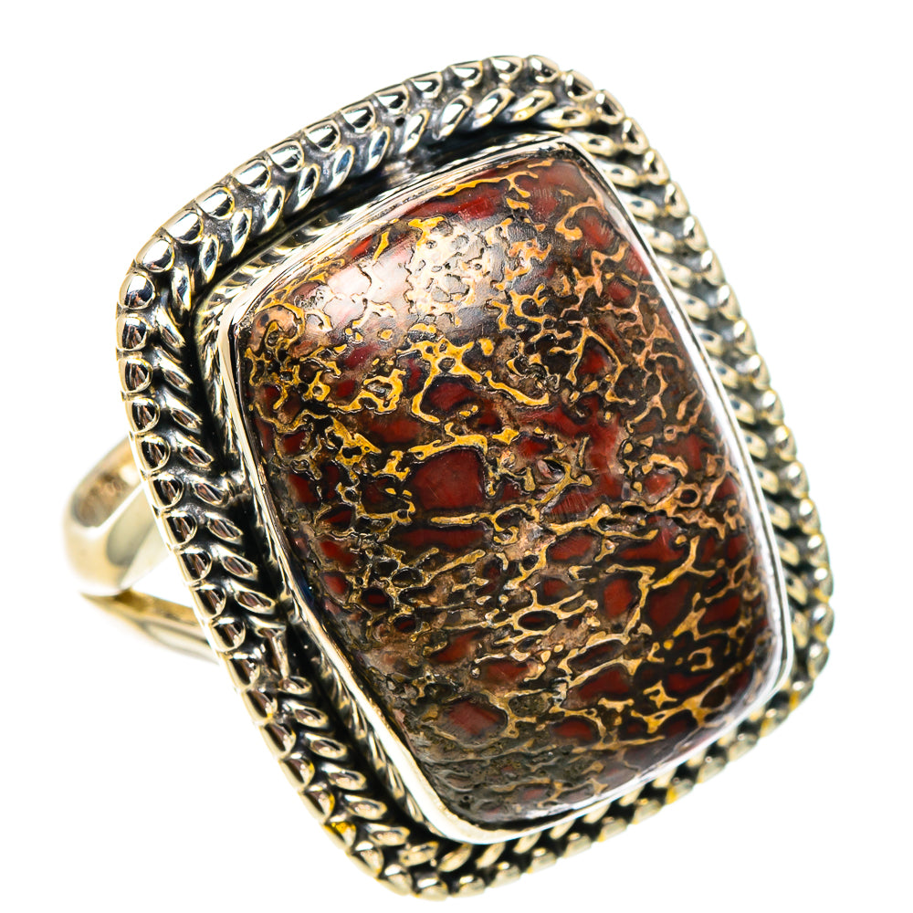 Dinosaur Bone Rings handcrafted by Ana Silver Co - RING94475