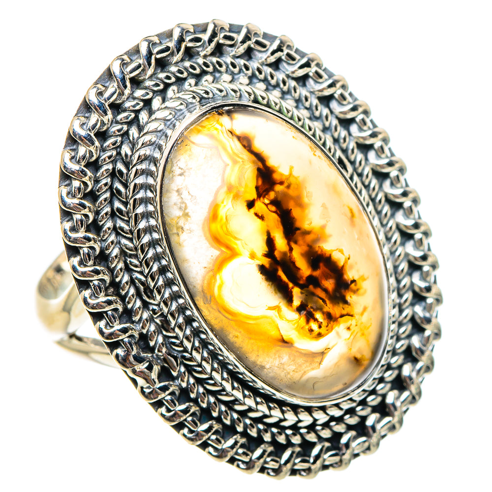Montana Agate Rings handcrafted by Ana Silver Co - RING94515 - Photo 2