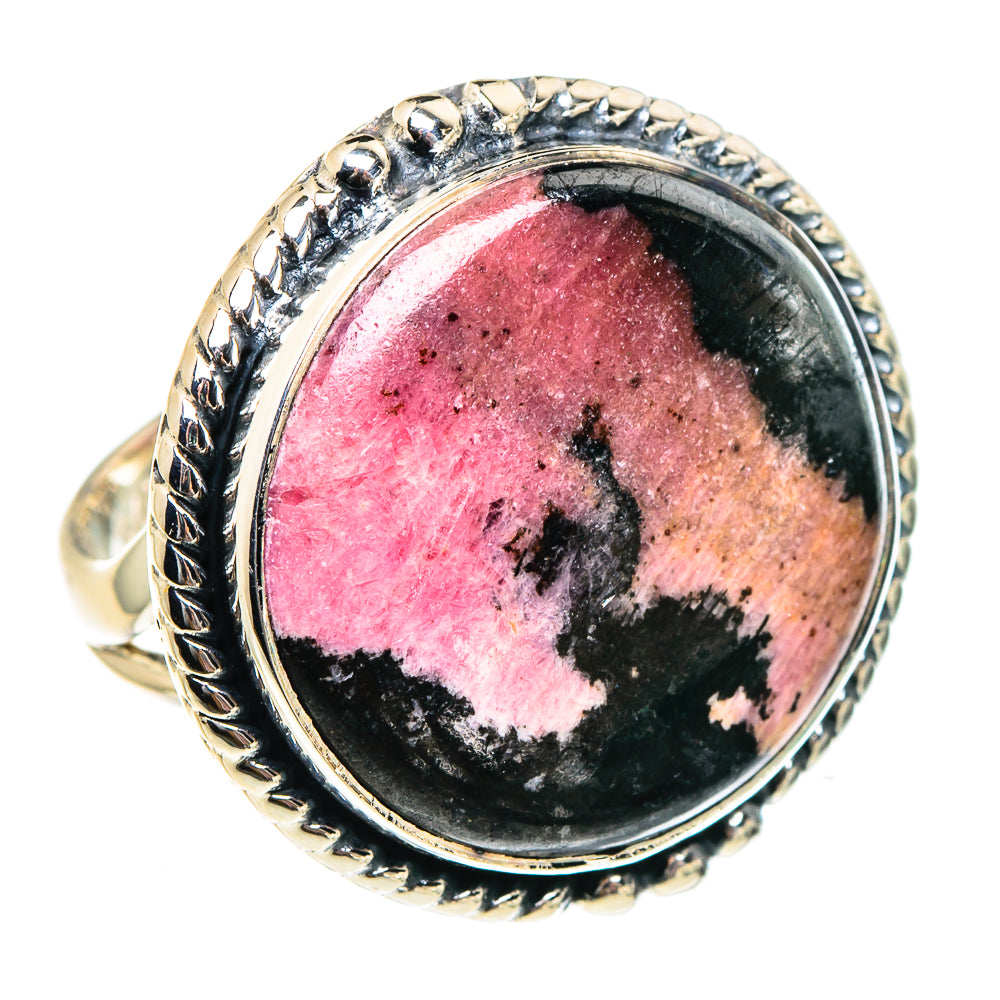 Rhodonite Rings handcrafted by Ana Silver Co - RING94521